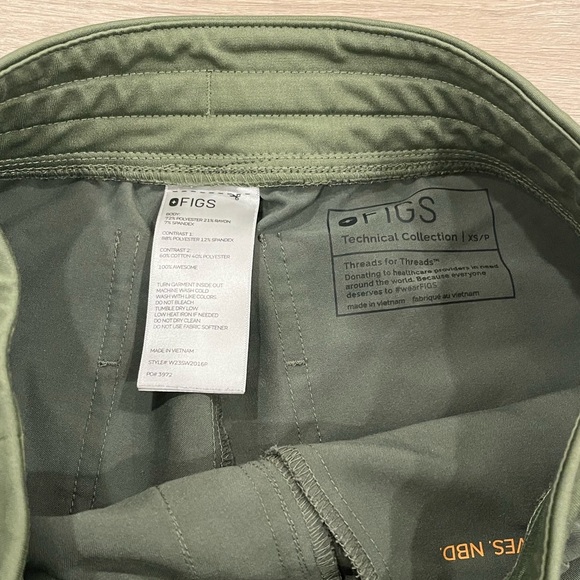 FIGS Moss Zamora Jogger Scrub Pants XS/P - Picture 4 of 6